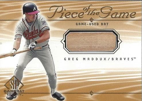 Greg Maddux 2001 unknown SP Game Bat Edition