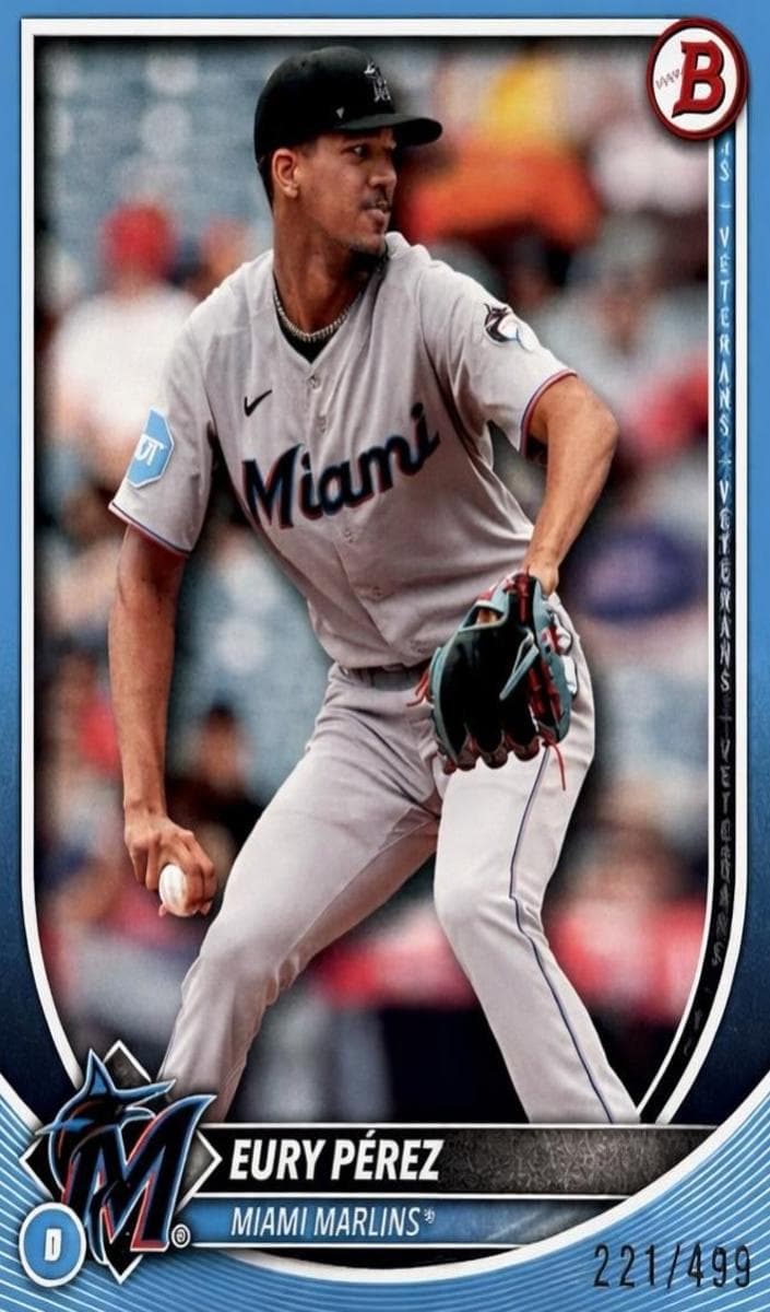 Eury Pérez 2025 bowman
