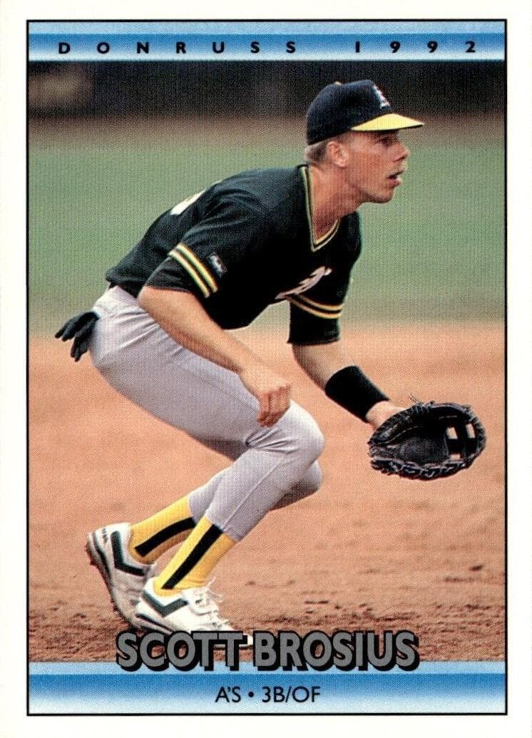 Scott Brosius 1992 panini Donruss