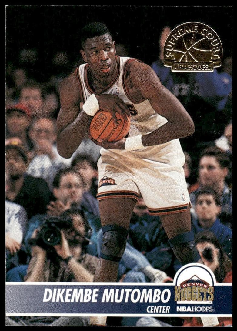 Dikembe Mutombo 1994 panini Hoops