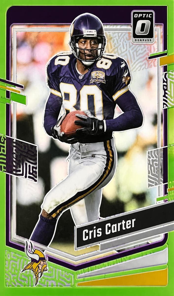 Cris Carter 2023 panini Donruss Optic
