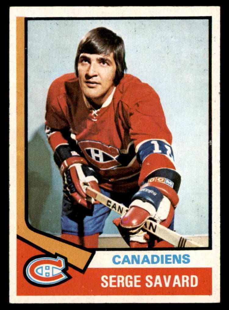 Serge Savard 1974 topps Topps