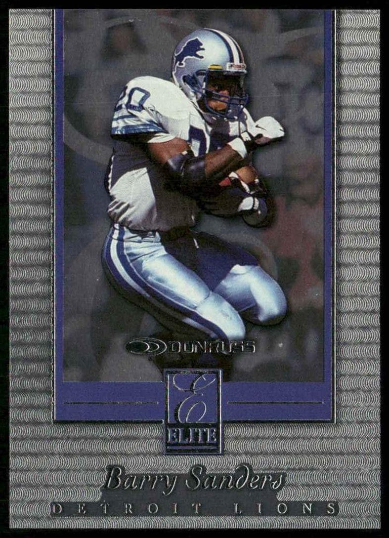 Barry Sanders 1999 panini Donruss