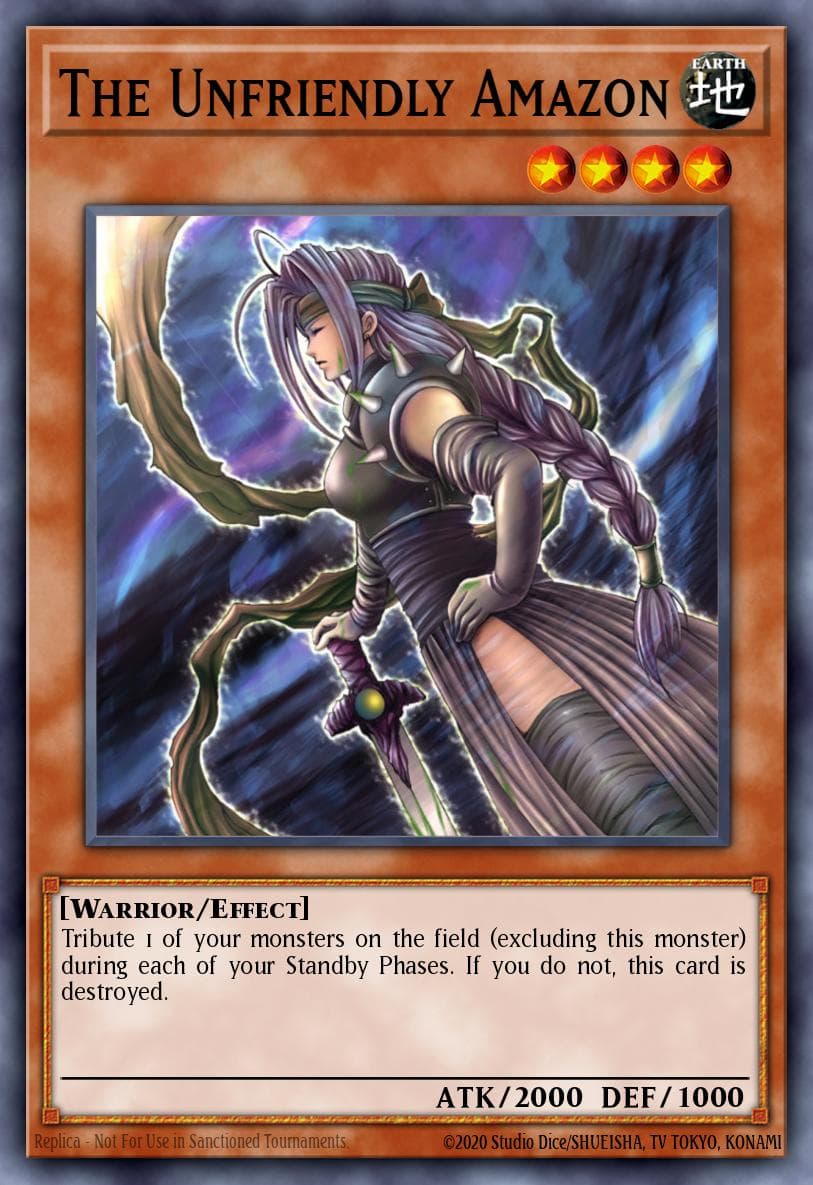 The Unfriendly Amazon 2003 Yu-Gi-Oh! Labyrinth of Nightmare