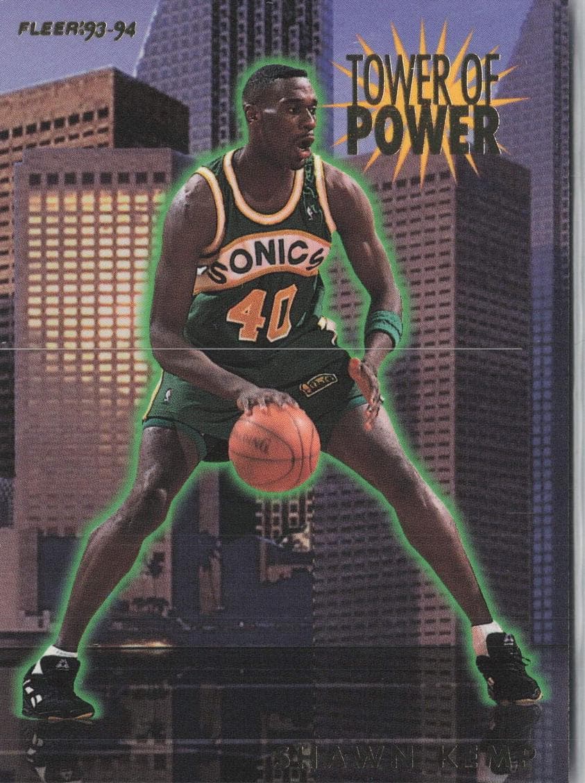 Shawn Kemp 1993 fleer Fleer
