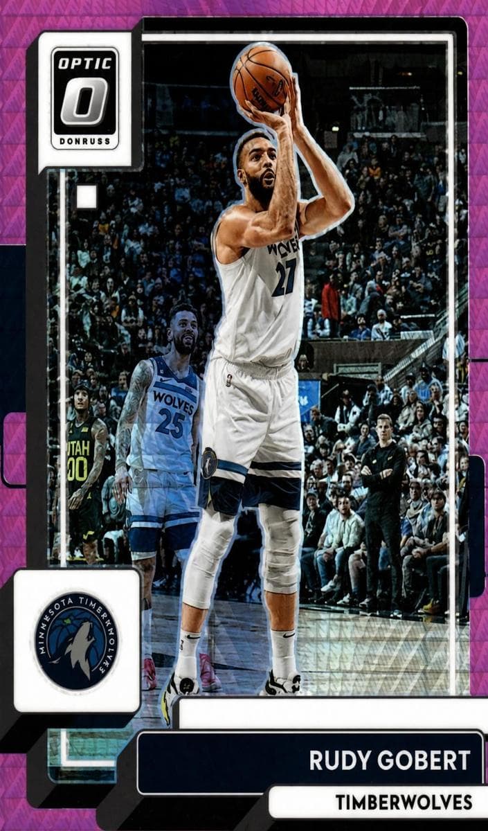 Rudy Gobert 2022 panini Donruss Optic