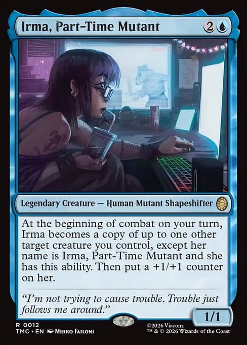 Irma, Part-Time Mutant 2026 Magic: The Gathering Teenage Mutant Ninja Turtles Commander