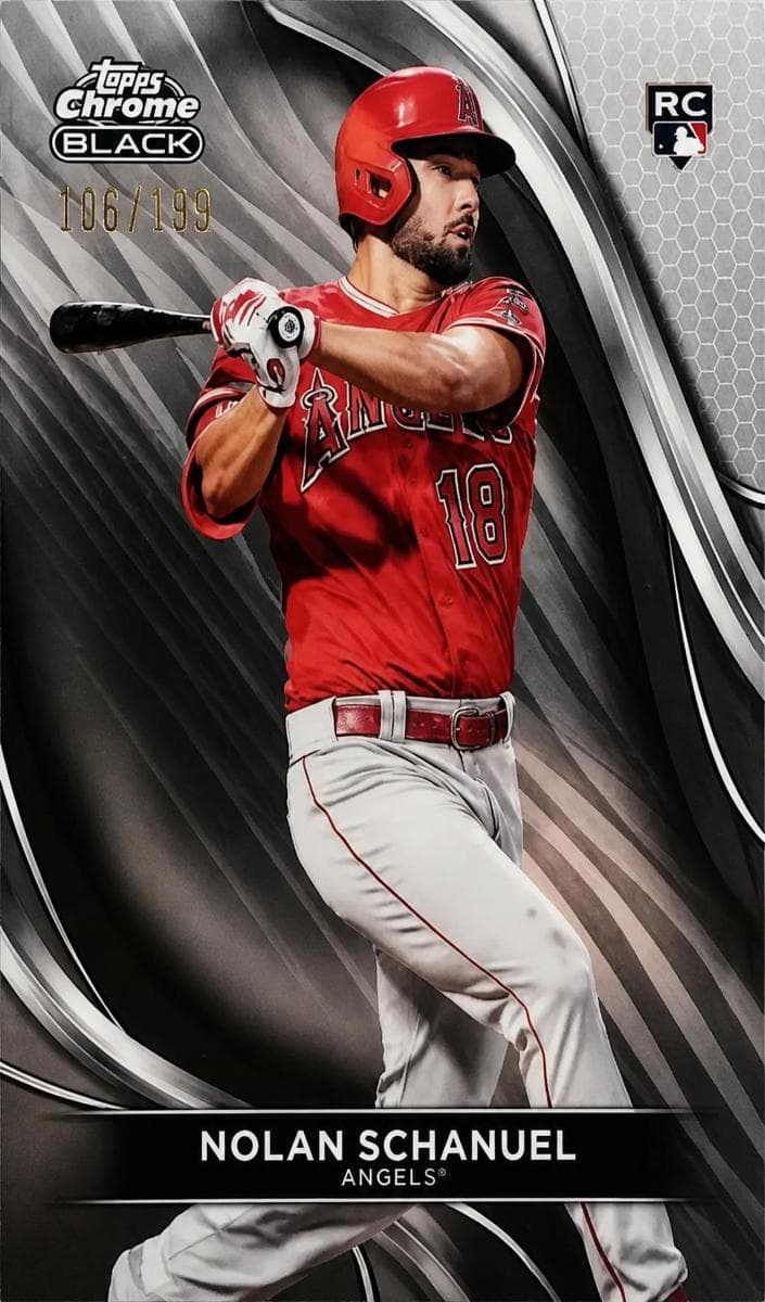 Nolan Schanuel 2024 topps Topps Chrome Black