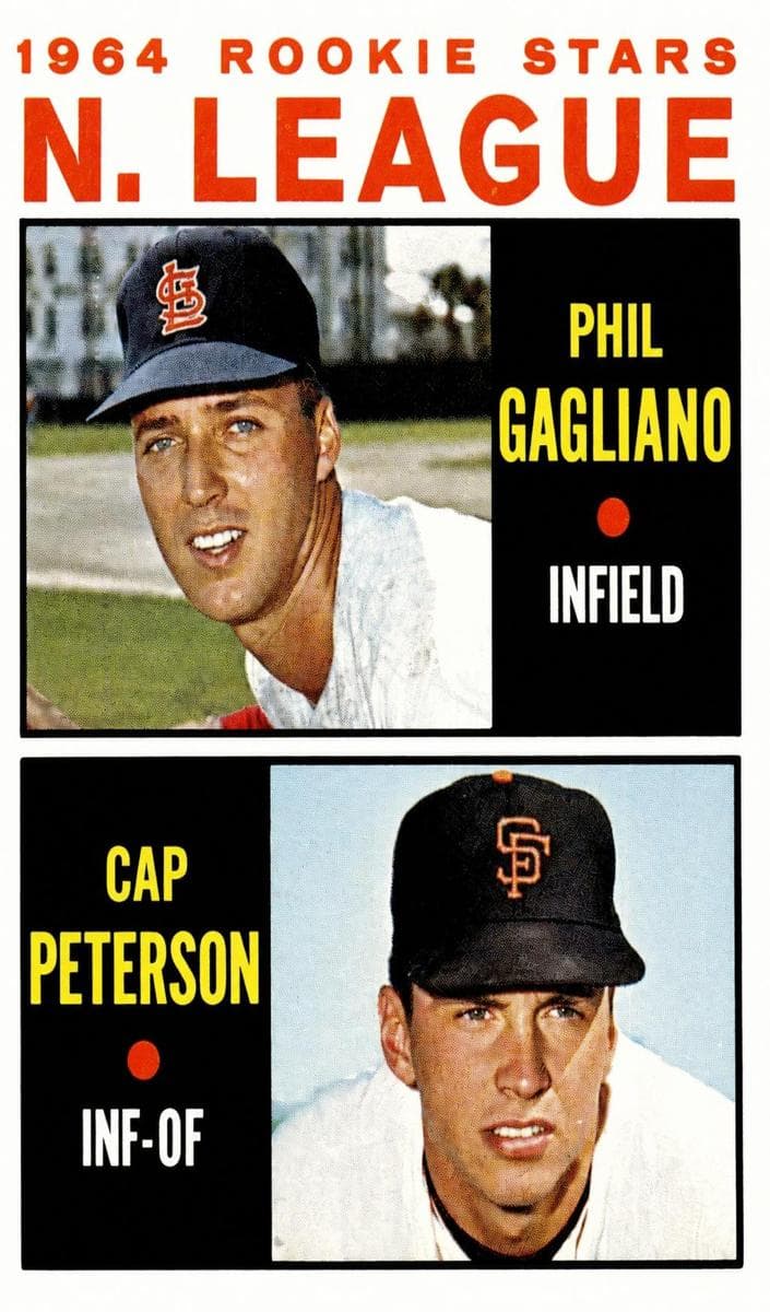 N. League 1964 Rookie Stars (Phil Gagliano / Cap Peterson) #568
