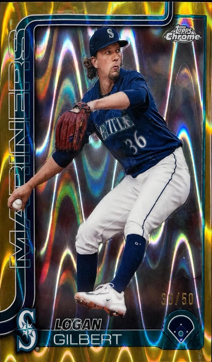 Logan Gilbert trading card