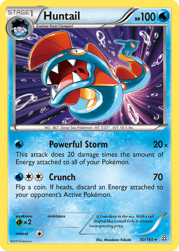 Huntail 2004 Pokemon 2004 Topps Advanced Challenge