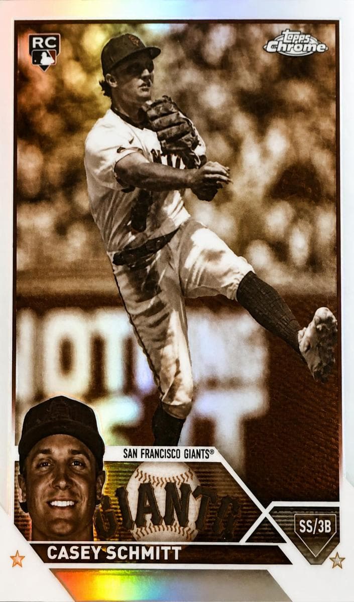 Casey Schmitt 2023 topps Topps Chrome Update