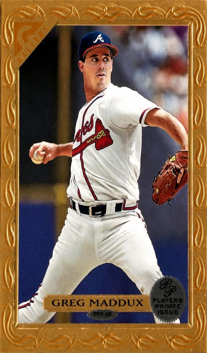 Greg Maddux 1997 topps Topps Gallery