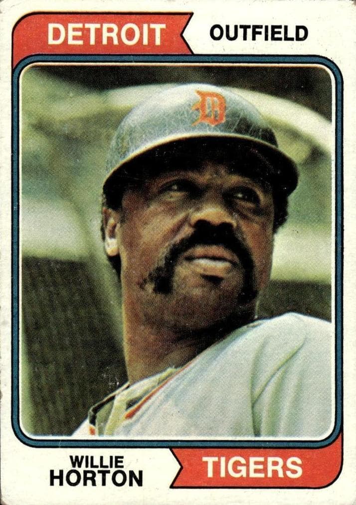 Willie Horton 1974 topps Topps