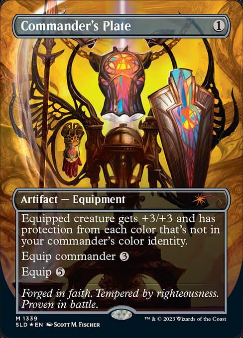 Commander's Plate 2019 Magic: The Gathering Secret Lair Drop