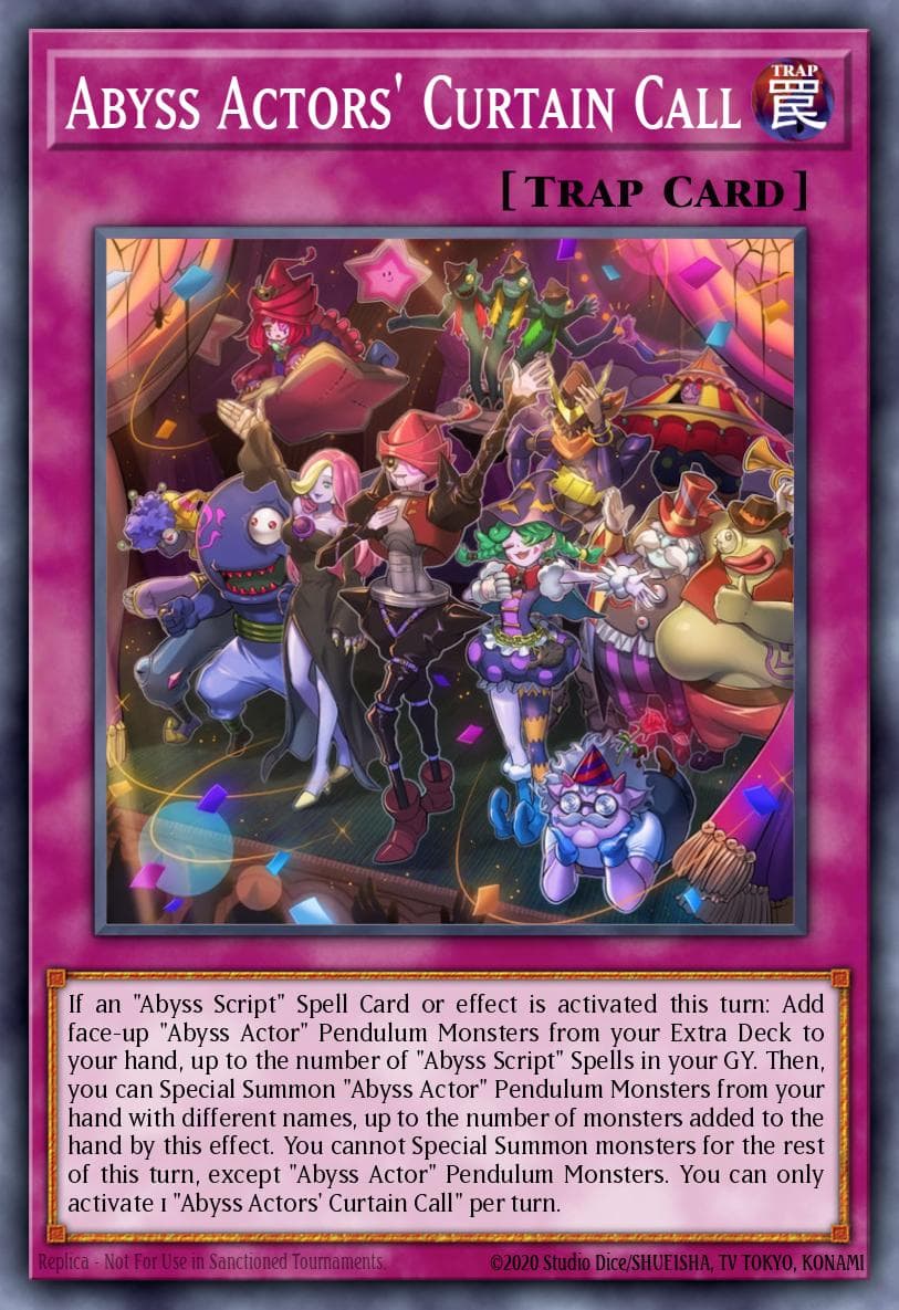 Abyss Actors' Curtain Call 2021 Yu-Gi-Oh!