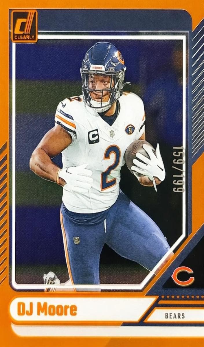 DJ Moore 2024 panini Clearly Donruss
