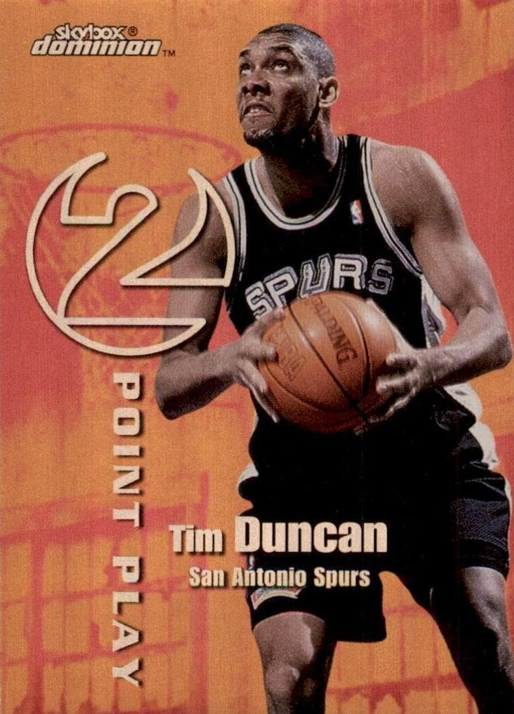 Tim Duncan 1999 skybox Dominion
