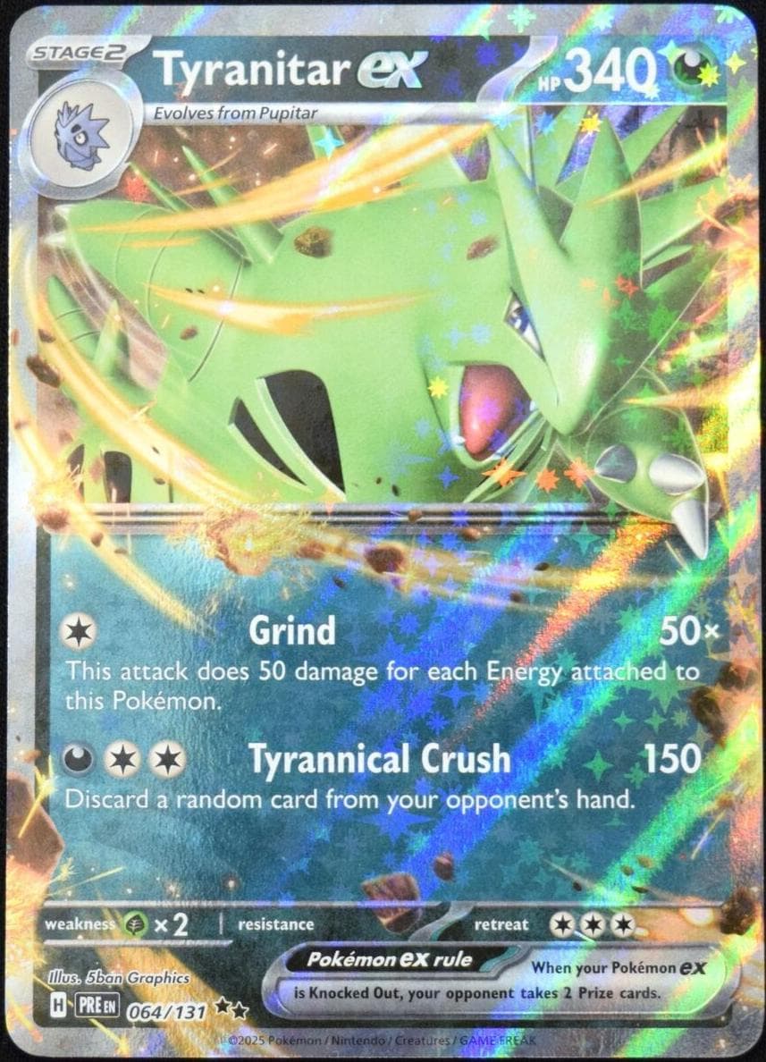 Tyranitar EX #64