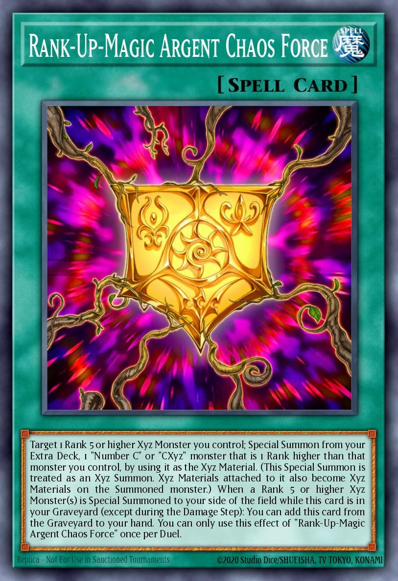 Rank-Up-Magic Argent Chaos Force 2025 Yu-Gi-Oh!