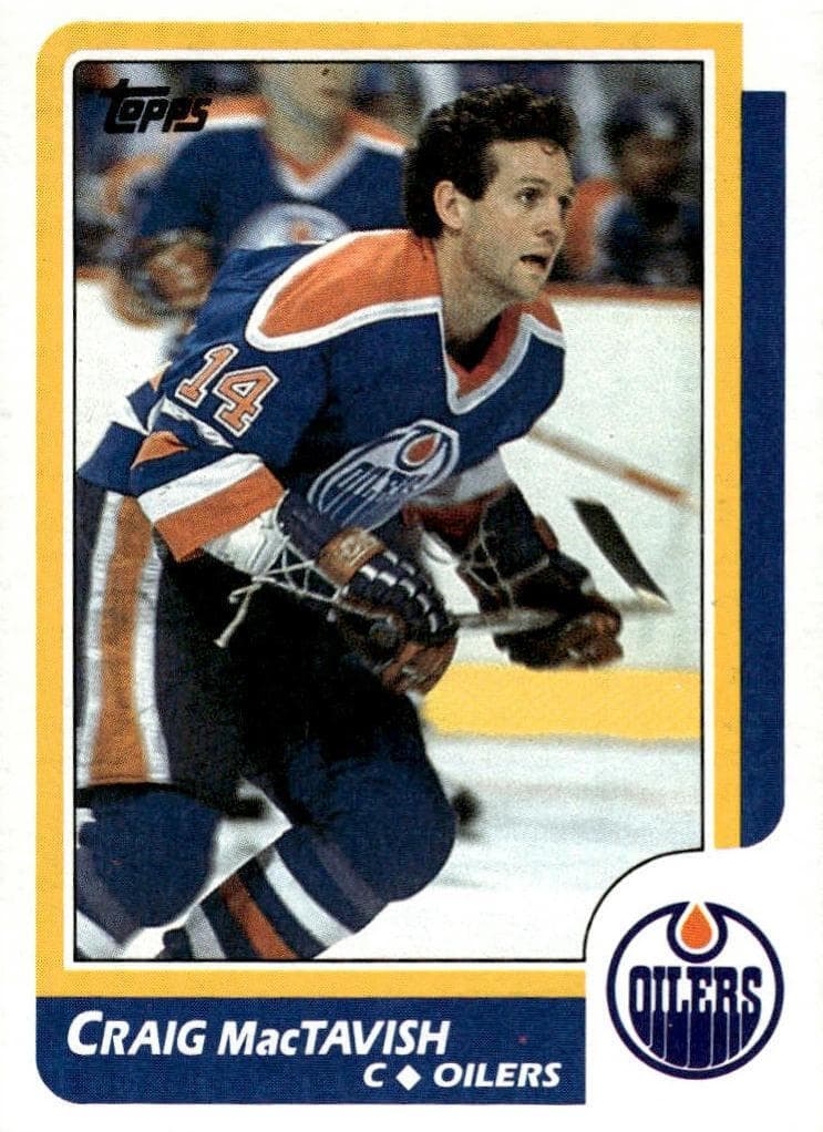 Craig MacTavish 1986 topps Topps