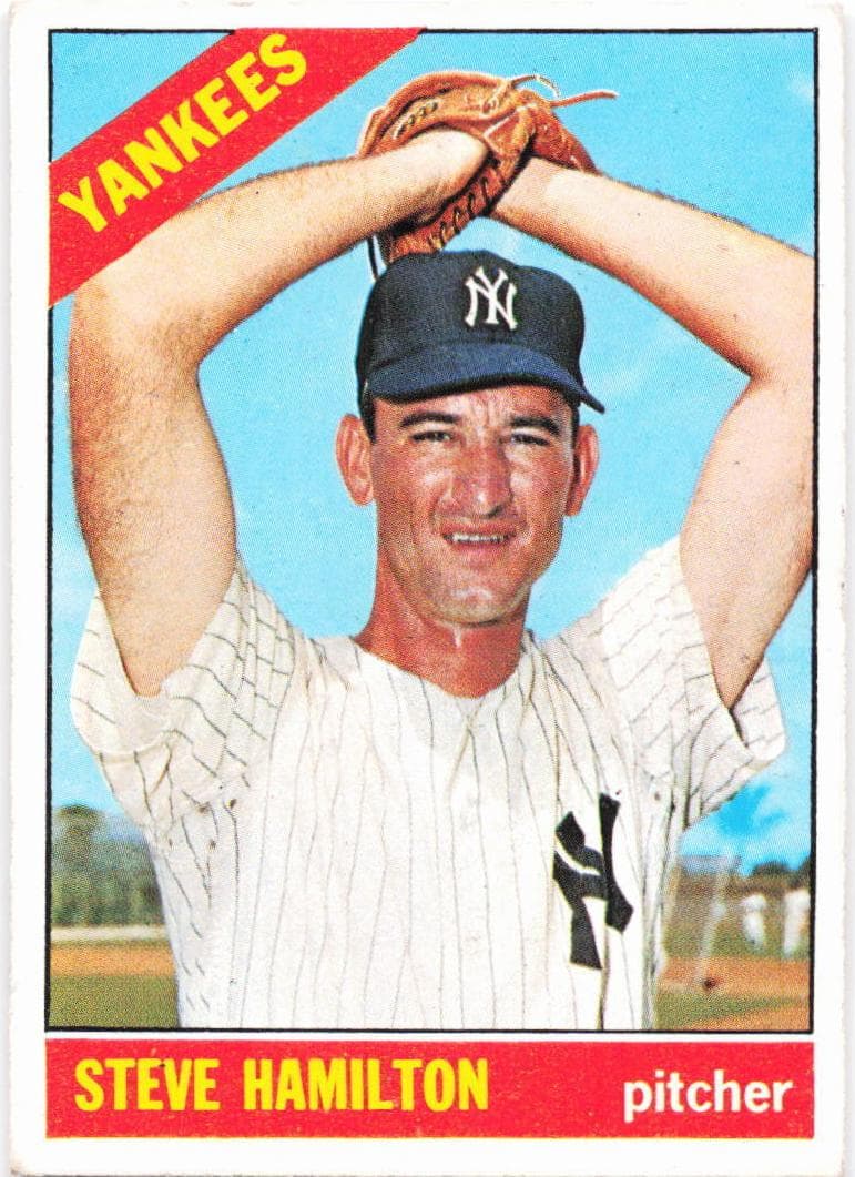 Steve Hamilton 1966 topps Topps