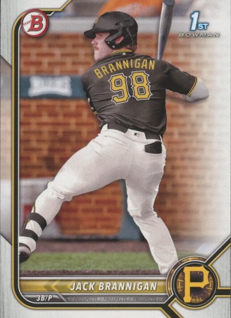Jack Brannigan 2022 bowman Bowman Draft