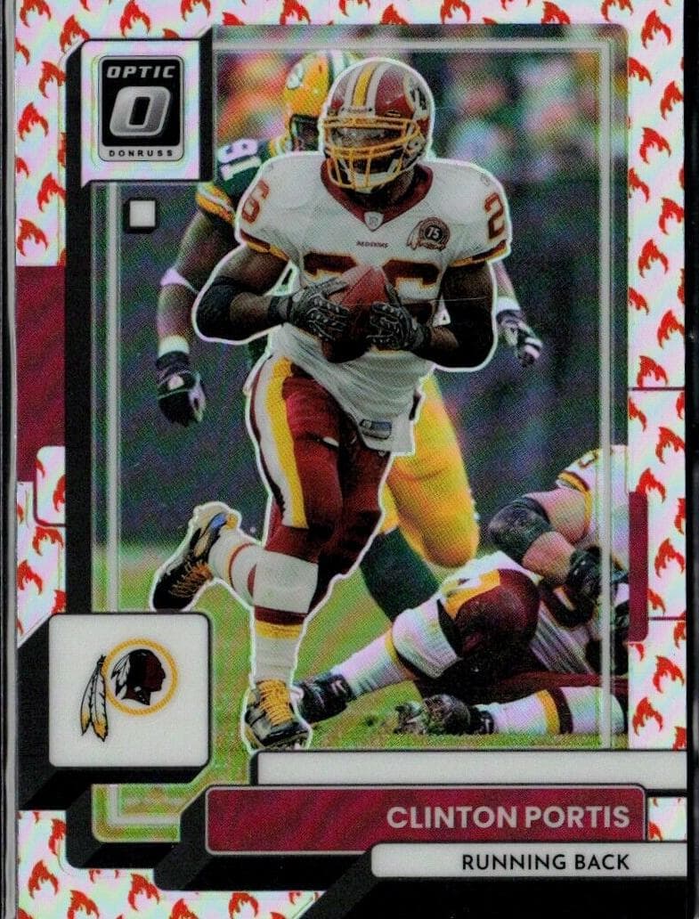 Clinton Portis 2022 panini Donruss Optic