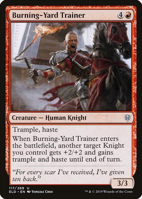 Burning-Yard Trainer 2019 Magic: The Gathering Throne of Eldraine