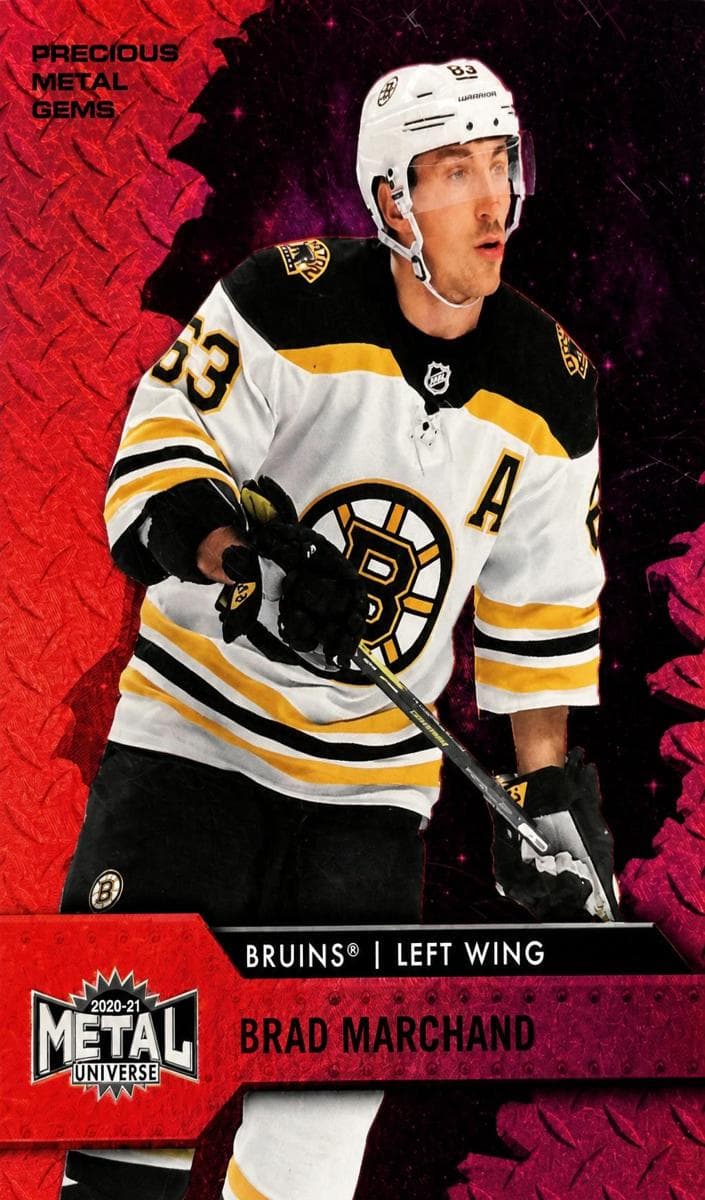 Brad Marchand 2020 fleer SkyBox Metal Universe