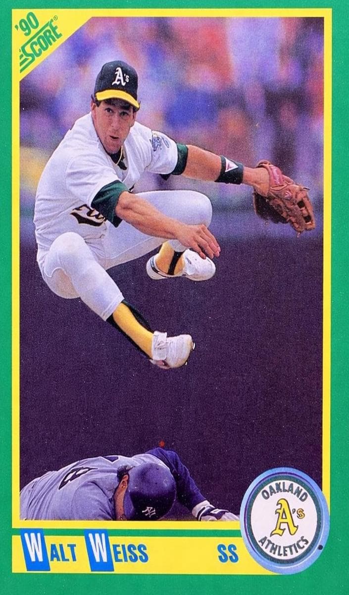 Walt Weiss 1990 panini Score