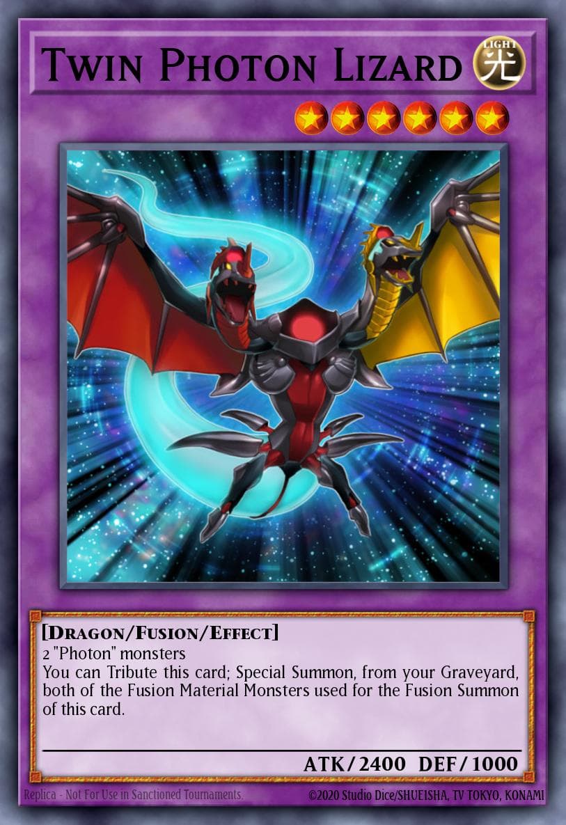 Twin Photon Lizard 2021 Yu-Gi-Oh! Star Pack 2014