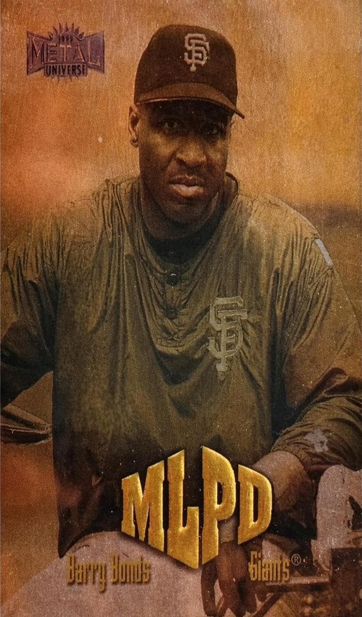Barry Bonds 1999 fleer Skybox Metal Universe
