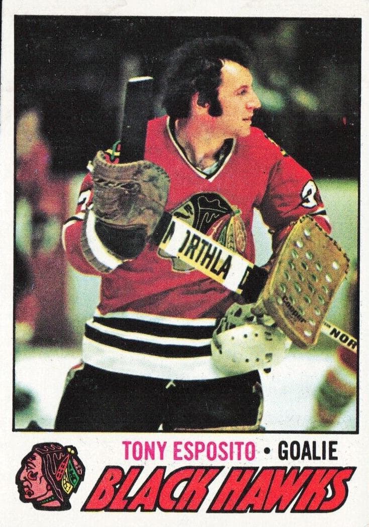 Tony Esposito 1977 topps Topps
