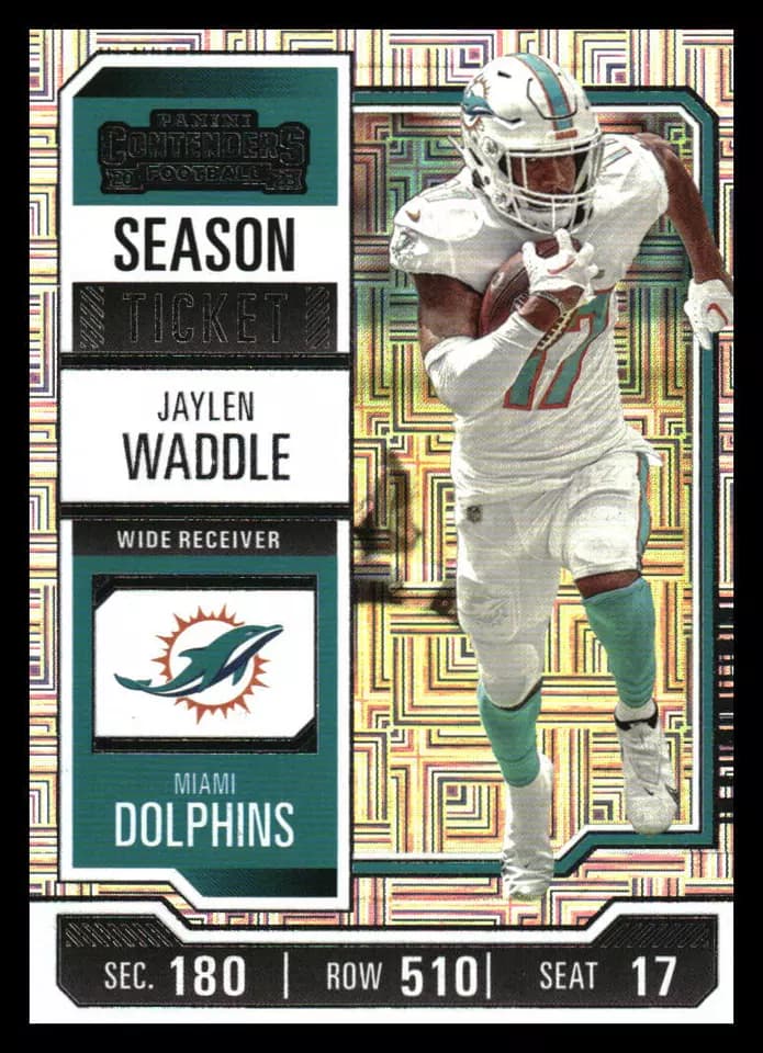 Jaylen Waddle 2023 panini Panini Contenders