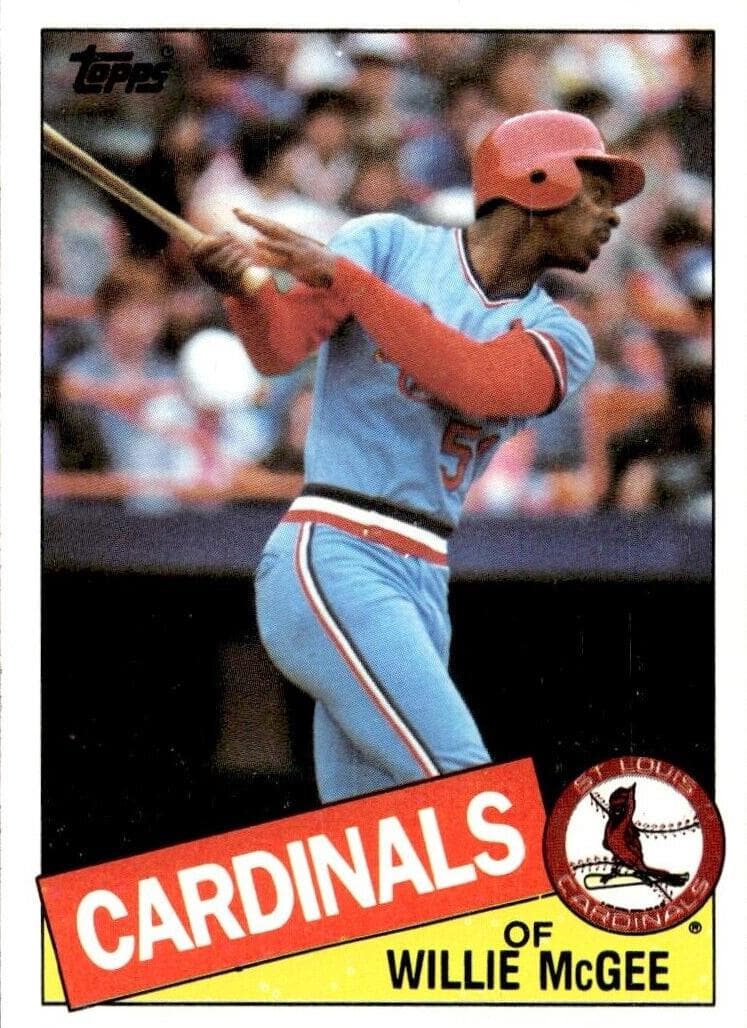 Willie McGee 1985 topps Topps