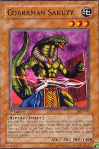 Cobraman Sakuzy 2003 Yu-Gi-Oh! Pharaonic Guardian