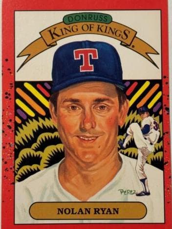 Nolan Ryan 1990 panini Donruss