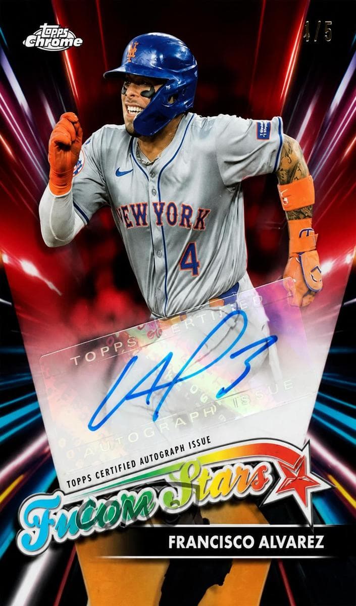 Francisco Alvarez 2024 topps Topps Chrome