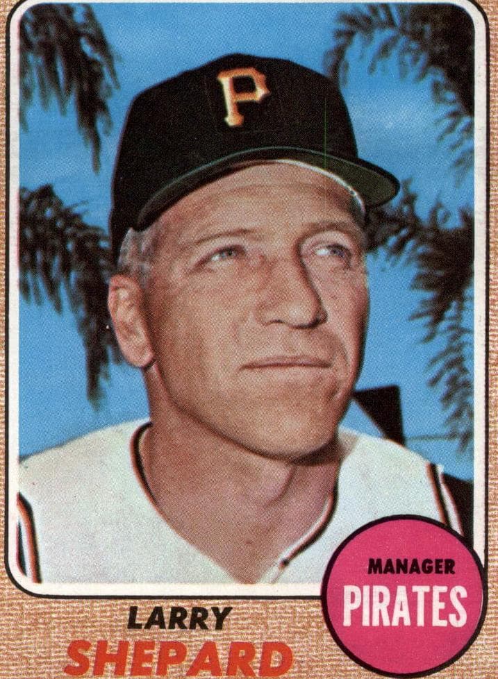 Larry Shepard 1968 topps Topps