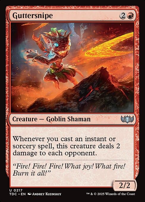 Guttersnipe 2024 Magic: The Gathering Ravnica Remastered