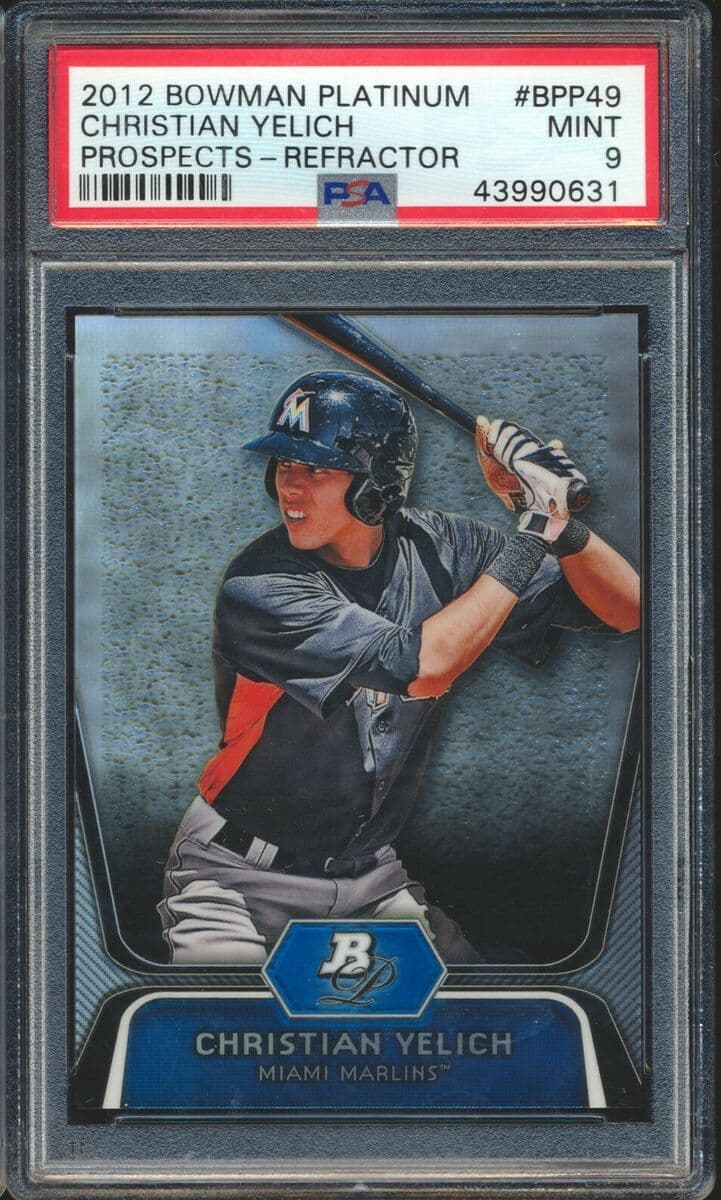 Christian Yelich 2012 bowman