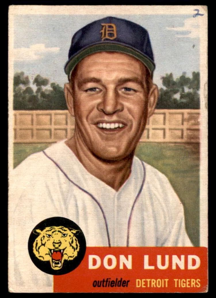 Don Lund 1953 topps Topps