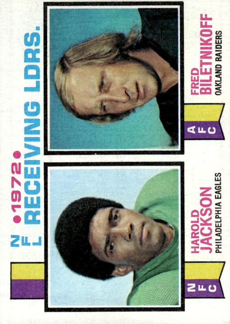 1972 NFL Receiving Leaders (Harold Jackson / Fred Biletnikoff) #3