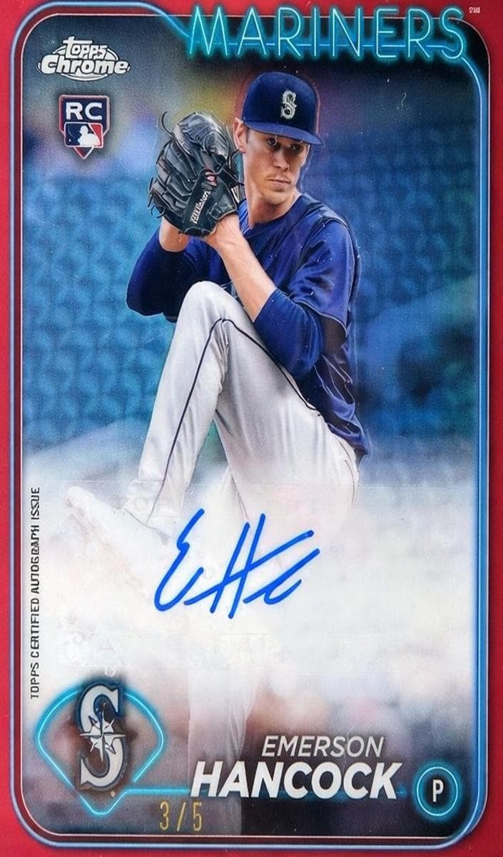 Emerson Hancock 2024 topps Topps Chrome Update