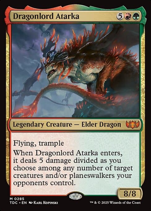 Dragonlord Atarka 2025 Magic: The Gathering