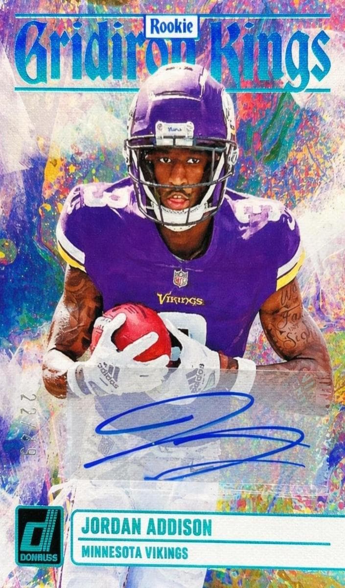 Jordan Addison 2023 panini Panini Donruss