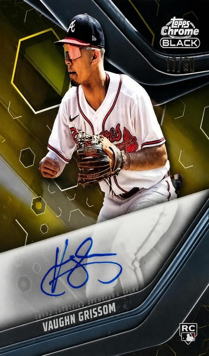 Vaughn Grissom 2023 topps Topps Chrome Black