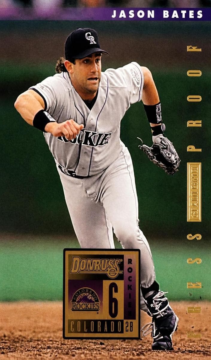 Jason Bates 1996 panini Donruss