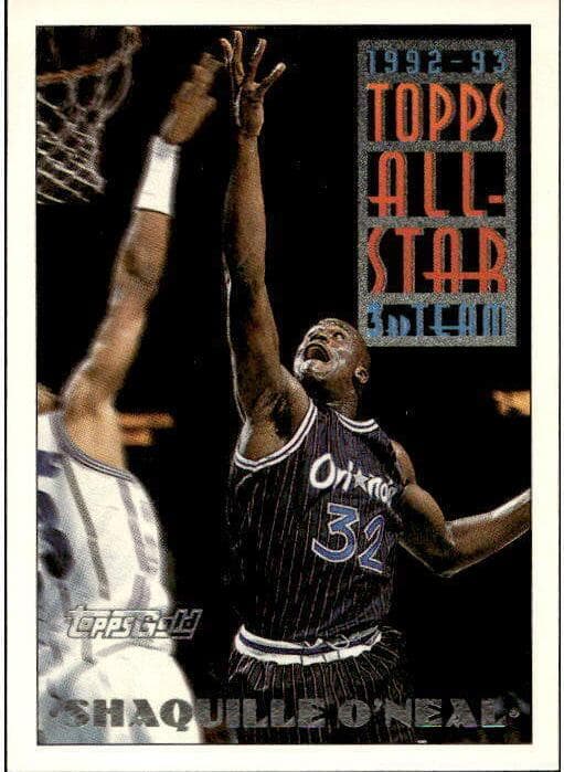 Shaquille O'Neal 1993 topps Topps